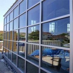 Exterior Curtain Wall & Internal Kitchen — Private villa, Al Barsha, Dubai