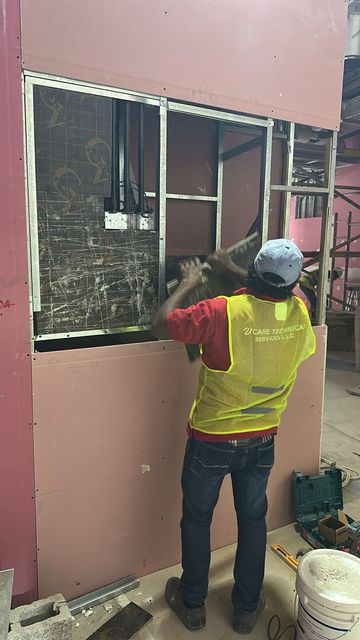 FR Gypsum Wall Partition, Ceiling & Wall Cladding — site photo 3