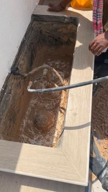 Podium Planter Waterproofing — site photo 2